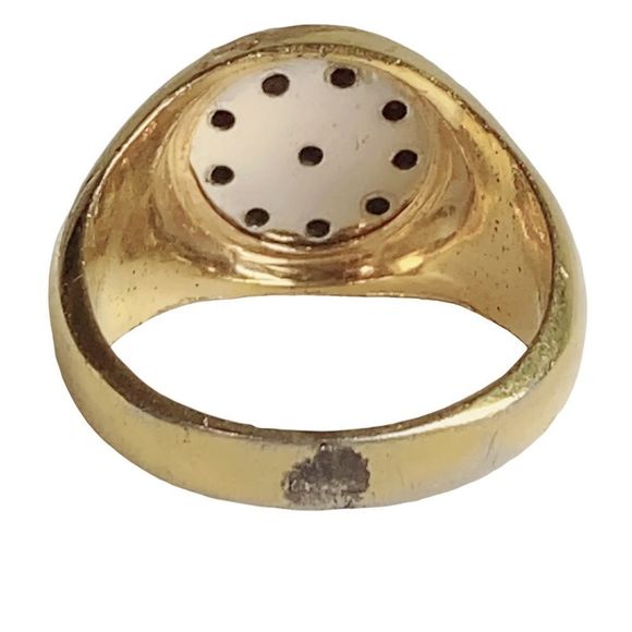 Gold Plated HGE Men’s Ring Sz 10 - Picture 6 of 7